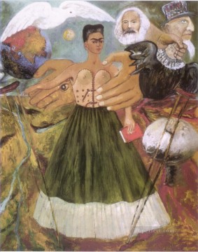 マルクス主義は病めるフェミニズムに健康を与える フリーダ・カーロ Oil Paintings